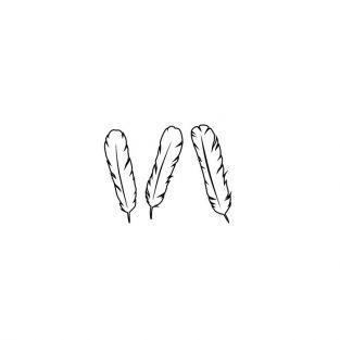 Tampon bois - 3 plumes