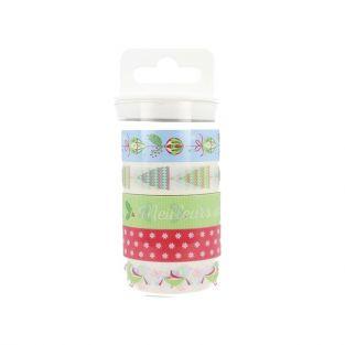 5 masking tapes - Noël classique