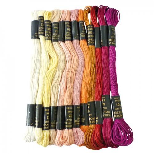 Fil de couleur pour bracelet brésilien - Amour métal Fil de couleur pour bracelet brésilien - Amour métal