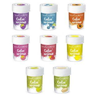 Kit 8 Colorants alimentaires aux Arômes de fruits