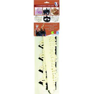 6 couronnes en carton à décorer