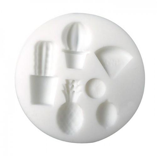 Mini moule en silicone pour pâte FIMO - Exotique