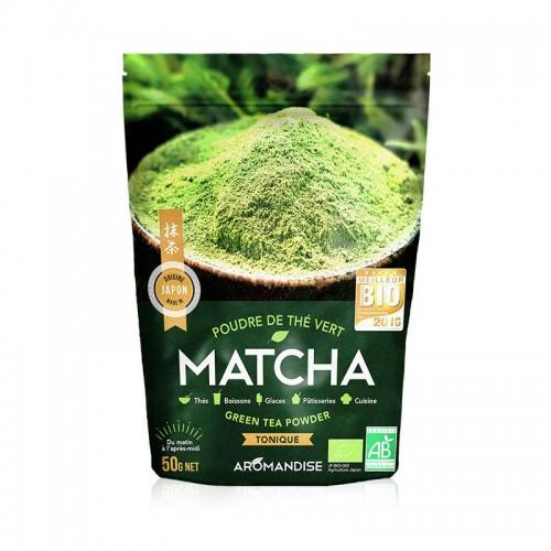 Poudre de thé vert bio japonais Matcha 50 g Poudre de thé vert bio japonais Matcha 50 g