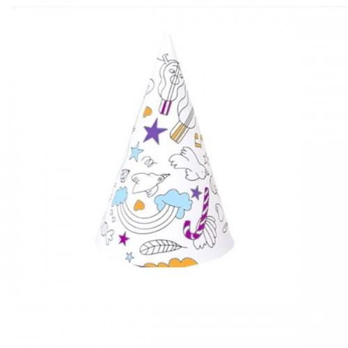 Chapeaux pointus à colorier x 8 Chapeaux pointus à colorier x 8