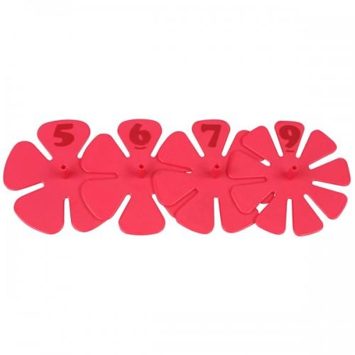 4 cake dividers 5, 6, 7 and 9 pieces. 4 cake dividers 5, 6, 7 and 9 pieces.