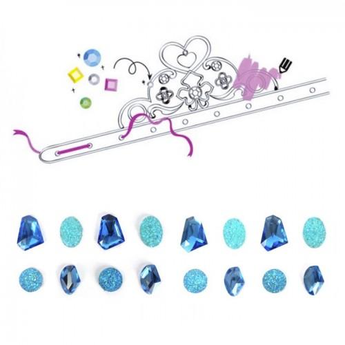 Princess tiara set to customize - blue gemstones Princess tiara set to customize - blue gemstones
