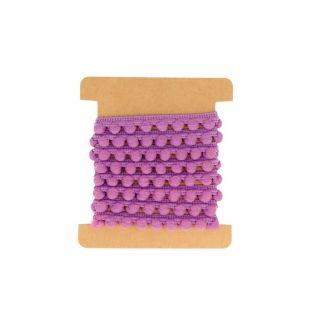Ribbon with purple tassels 1 m