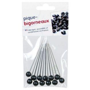 Piques à bigorneaux x 10 - Noir