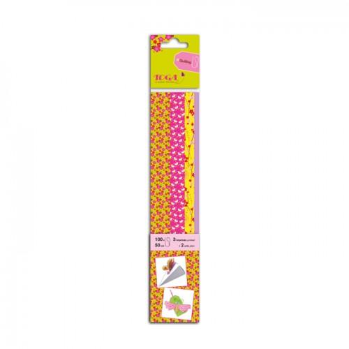 100 Bandes de Quilling de 50 cm Jardin japonais 100 Bandes de Quilling de 50 cm Jardin japonais
