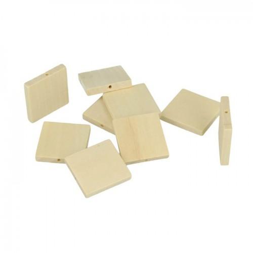 12 bolas de madera cuadradas 30 x 3 mm 12 bolas de madera cuadradas 30 x 3 mm