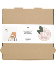 Coffret broderie fleur de cerisier