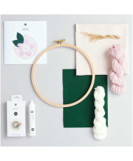 Coffret broderie fleur de cerisier