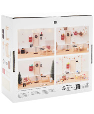 Monde miniature lutins de noël