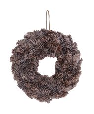 Couronne artificielle de pommes de pin