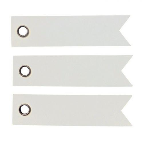 100 étiquettes blanches - Fanion 100 étiquettes blanches - Fanion