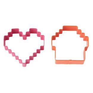 Cookie Cutters & Texture Plate - Pixels