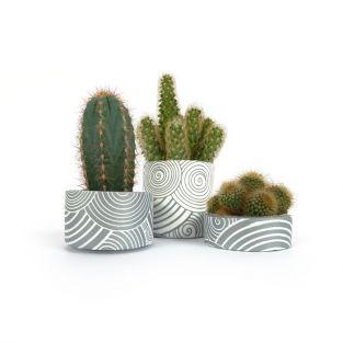 Pochoir pour pâte polymère 11,4 x 15,3 cm - Spirale