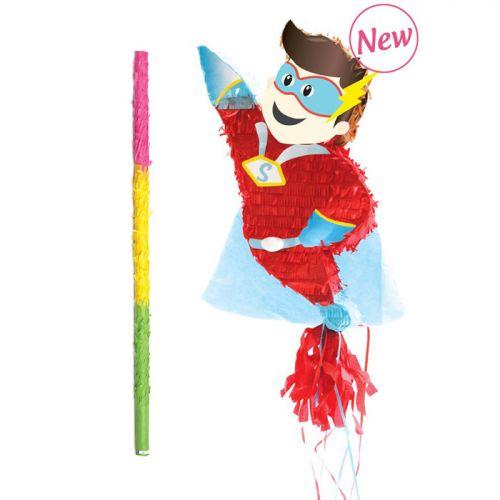 Piñata Super Hero + Stick Piñata Super Hero + Stick