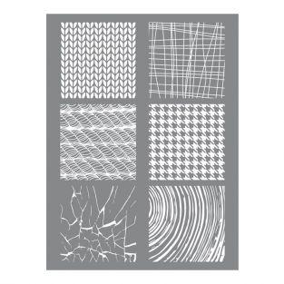 Stencil 11,4 x 15,3 cm for polymer clay - Material
