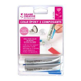 Epoxy glue for polymer clay - 2 components