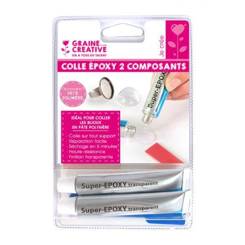 Epoxy glue for polymer clay - 2 components Epoxy glue for polymer clay - 2 components
