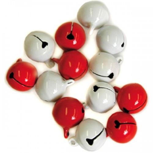 Grelots Blancs et Rouges 
