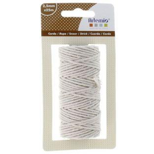 Cordel de algod?n para macram? 25 m - Beige