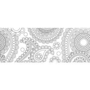 Washi tape XL ? colorier - Flower power