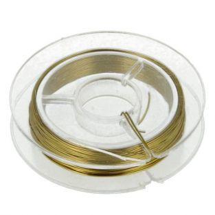Fil m?tallique 10 m x 3 mm - dor?