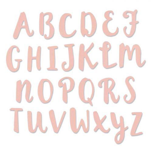 Matrice de découpe pour Sizzix - Alphabet majuscule Matrice de découpe pour Sizzix - Alphabet majuscule