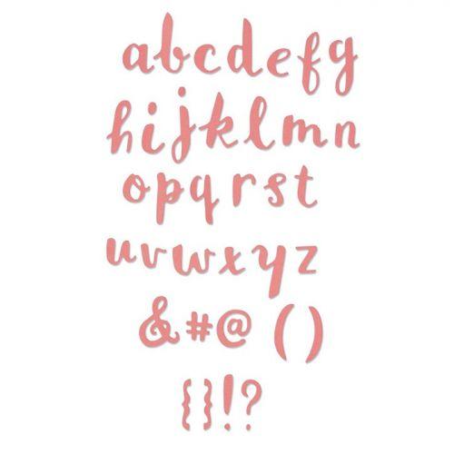 Matrice de d?coupe pour Sizzix - Alphabet minuscule Matrice de d?coupe pour Sizzix - Alphabet minuscule