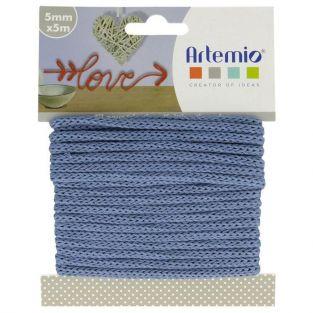 Hilo para tejer 5 mm x 5 m - azul
