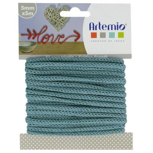 Fil ? tricotin 5 mm x 5 m - bleu turquoise