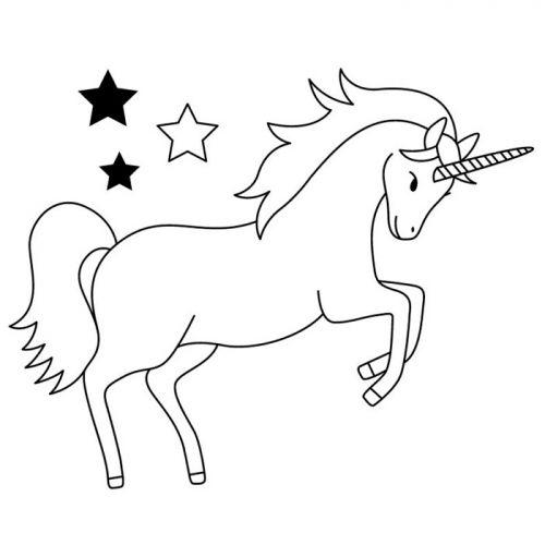 Tampon en bois - Licorne Tampon en bois - Licorne