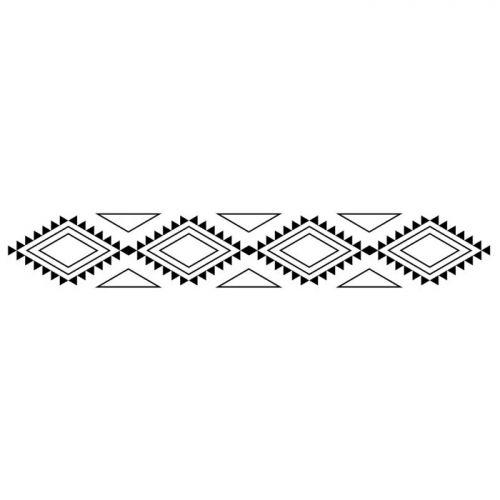 Tampon en bois - motif indien Tampon en bois - motif indien