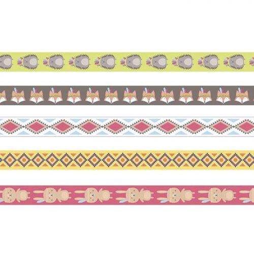 5 Masking tapes 5 m x 1,5 cm - Totem Grand Manitou 5 Masking tapes 5 m x 1,5 cm - Totem Grand Manitou