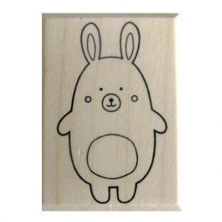 Tampon en bois - Lapin