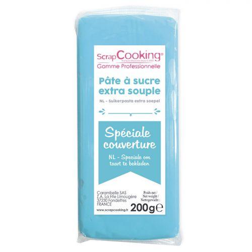 Easy-to-roll sugar paste 200 g - blue Easy-to-roll sugar paste 200 g - blue