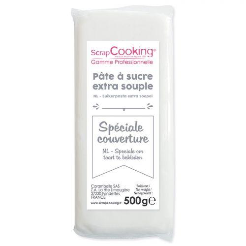 P?te ? sucre de couverture blanche 500 g P?te ? sucre de couverture blanche 500 g