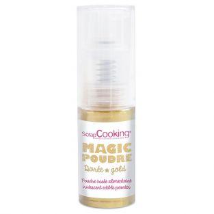 Poudre alimentaire irisée dorée 7 g