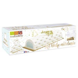 Christmas log mould - Cushion effect