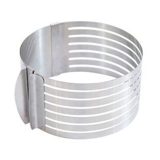 Adjustable stainless-steel Baking circle for Sponge cake 16 to 20 cm