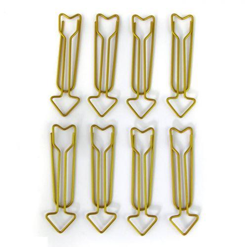 8 trombones fl?ches XL - dor? 8 trombones fl?ches XL - dor?