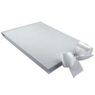 Livre d'or blanc de 80 pages - A4