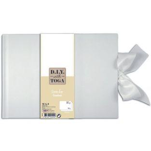 Livre d'or blanc de 80 pages - A4