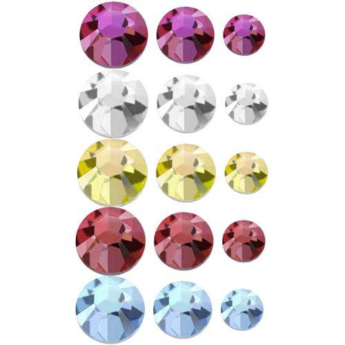 750 sticky rhinestones - Multicolored 750 sticky rhinestones - Multicolored