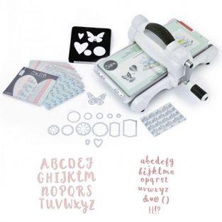 Kit débutant Sizzix Big Shot édition Alphabet