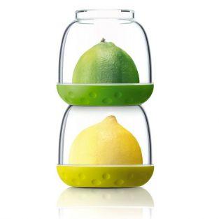 2 pots fraicheurs pour aliments Bit Pots - anis et vert