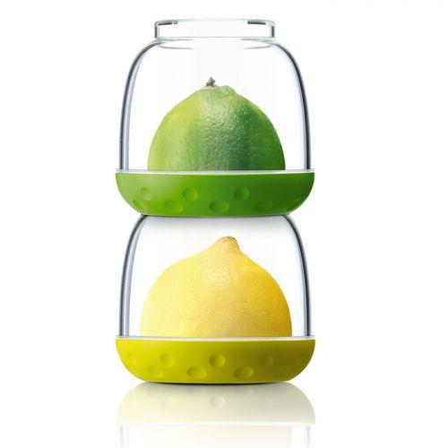 2 pots fraicheurs pour aliments Bit Pots - anis et vert