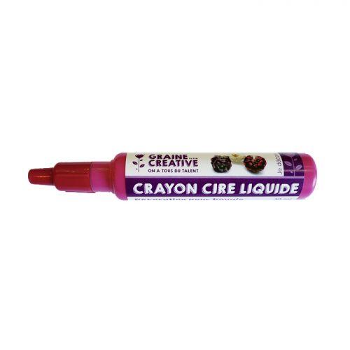 Crayon cire liquide pour bougie - Rouge Crayon cire liquide pour bougie - Rouge